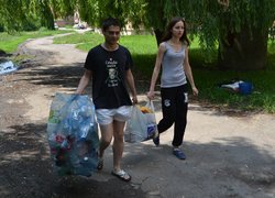 Environmental action "Everyone can help to solve environmental problems by separation of household waste"